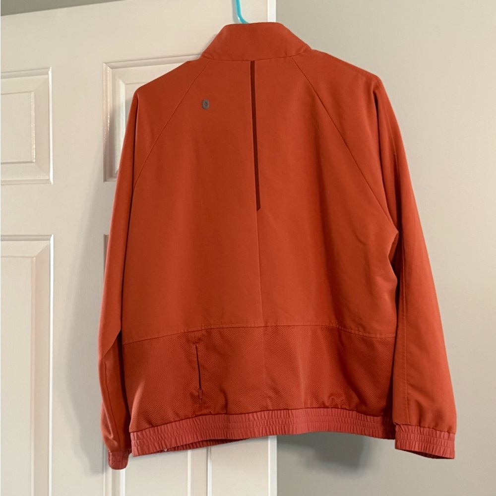 Figs Women's Rust Red Zip-Up Jacket - Picture 2 of 3